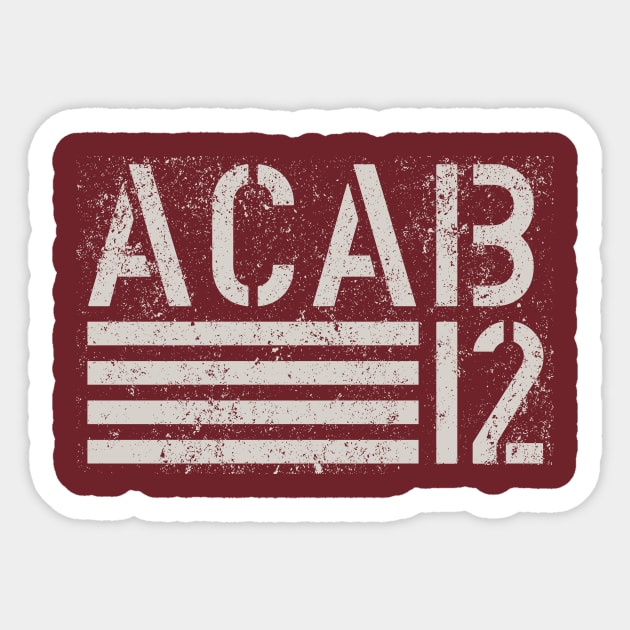 ACAB 1312 Sticker by Sunshine&Revolt